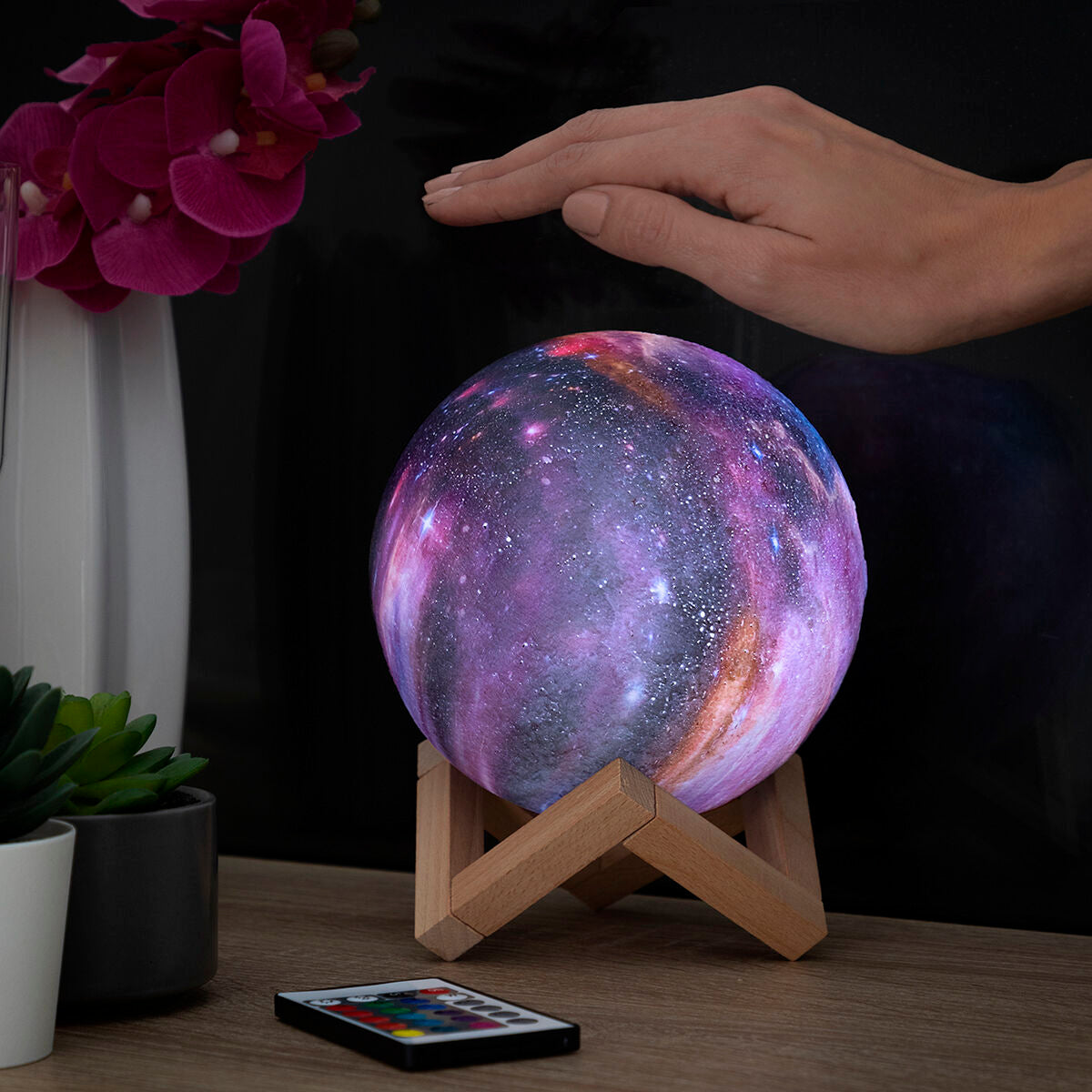 Genopladelig Galaxy LED-lampe