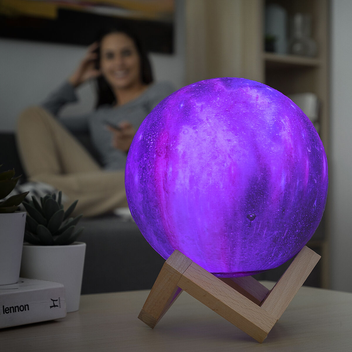 Genopladelig Galaxy LED-lampe