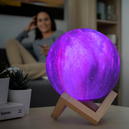 Genopladelig Galaxy LED-lampe