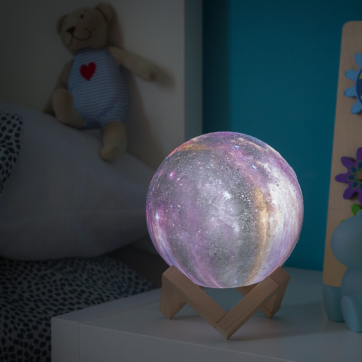 Genopladelig Galaxy LED-lampe